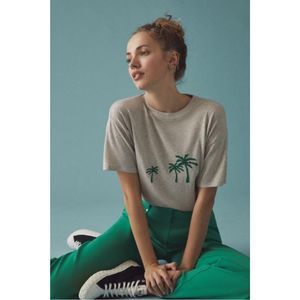 NWOT / KULE the Keanu sweater tee / light sand